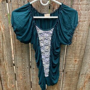 Daytrip fitted elastic poof sleeve jr m